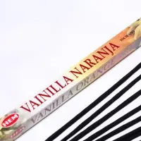 Благовония HEM "Vanilla Orange. Ваниль апельсин", 8 палочек в упаковке, четырёхгранник