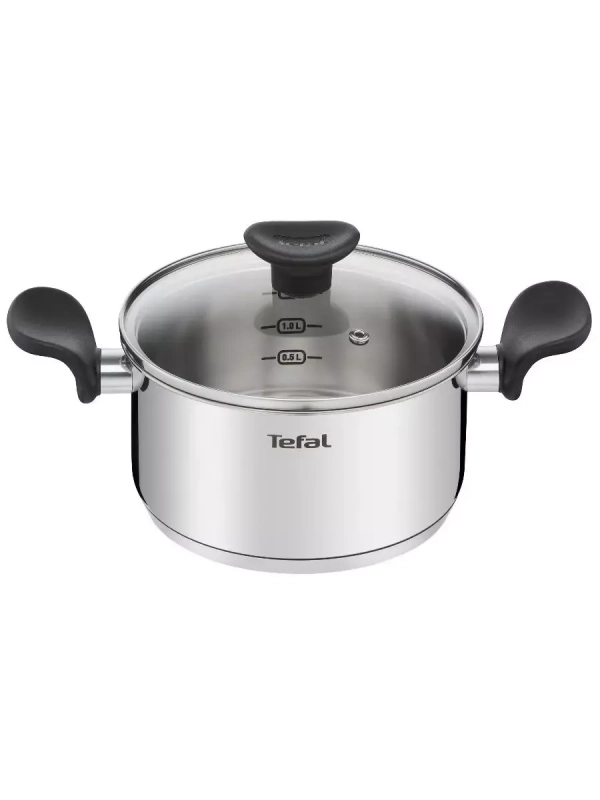 Кастрюля с крышкой Primary 18 см, 2,1 л, с мерной шкалой