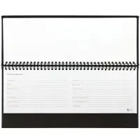 Планинг Sagrin, датированный, черный