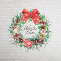 Коробка для кондитерских изделий с пластиковой крышкой &laquo;Winter time&raquo;, 21 х 21 х 3 см