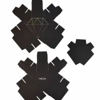 Коробка подарочная под бижутерию &laquo;Чёрная, тиснение&raquo;, 10 х 9 х 3.5 см