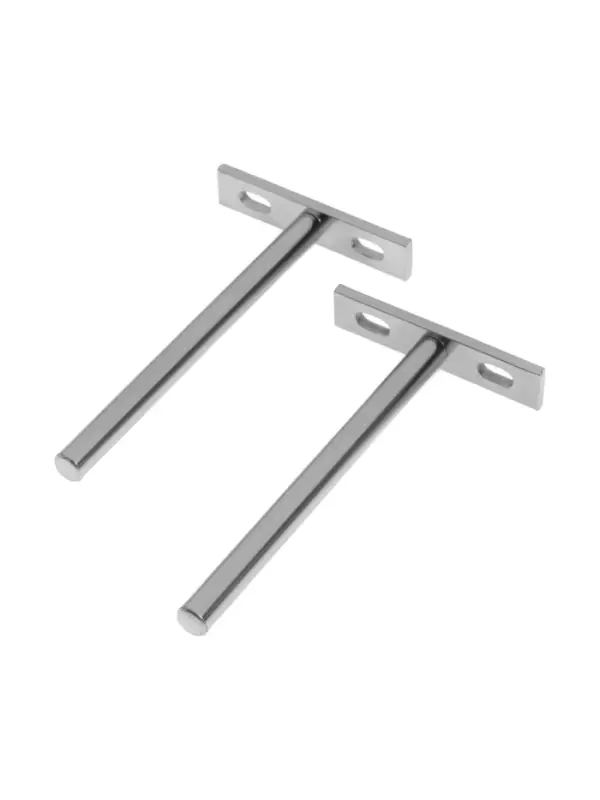 Полкодержатель CAPPIO PS002, скрытого монтажа, 67х120 мм, набор 2 шт