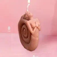 Свеча "Русалка" 6,5х4х8 см, соевый воск МИКС