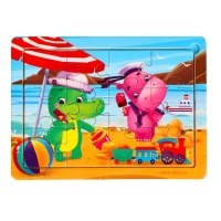 Пазлы &laquo;Отличный отдых&raquo;, 12 элементов, 15&times;11 см