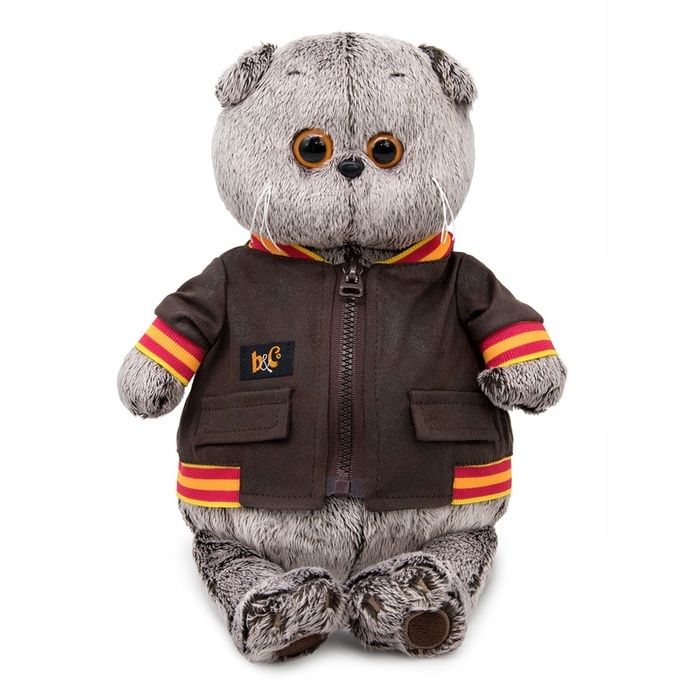 Мягкая игрушка "Басик в кожаной куртке", 22 см Ks22-059