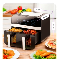 Аэрогриль электрический КТ-2272 - 9 л - 2400 Вт