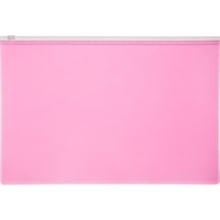 Набор папок-конвертов на ZIP-молнии A5, 180 мкм, Calligrata "Акварель", полупрозрачные, 5 штук, МИКС