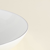 Тарелки глубокие SL Home &laquo;Каскарон&raquo;, 700 мл, d=20 см, набор 2 шт, костяной фарфор, белые