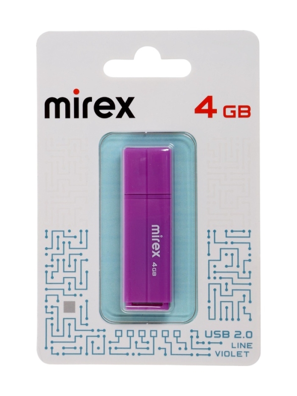USB Flash Drive MIREX LINE VIOLET 4GB