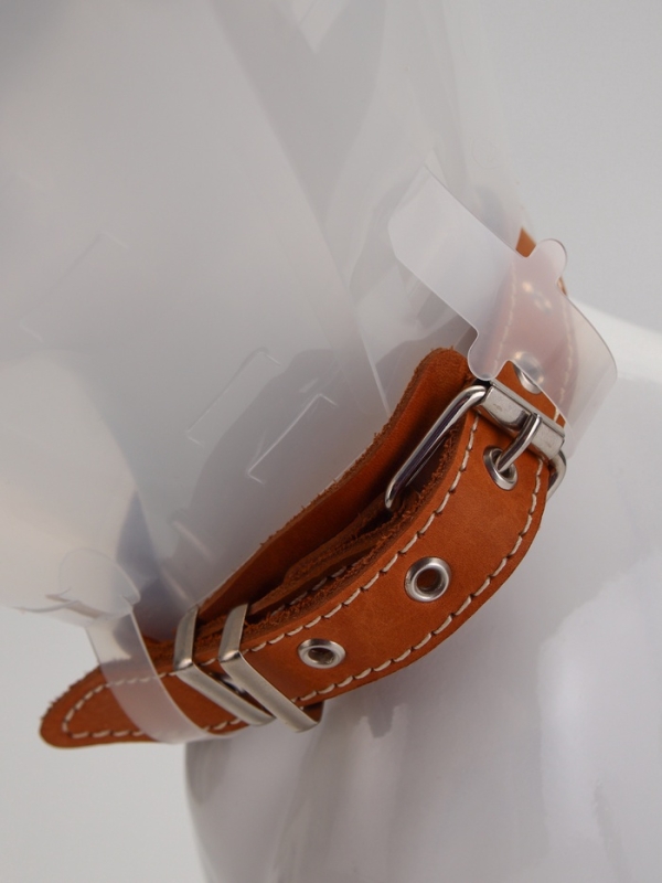 Ветеринарный воротник с креплением на ошейник, высота 15 см (без ошейника)