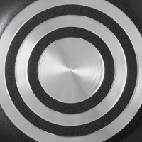 Сковорода Forever, d=20 см, съёмная ручка, стеклянная крышка, антипригарное покрытие, цвет чёрный