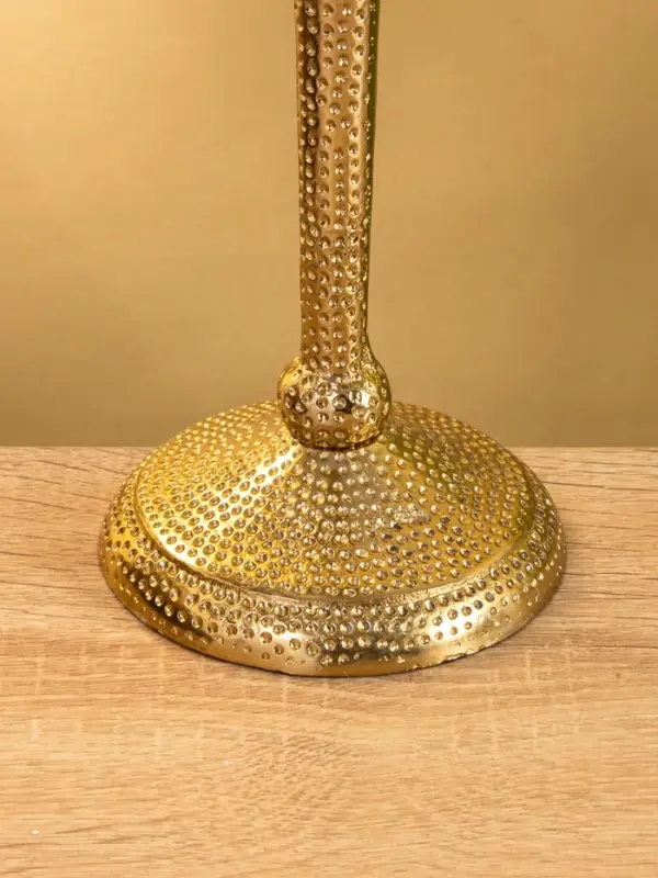 Подсвечник "Звездная пыль" алюминий 9,5х9,5х29,5 см