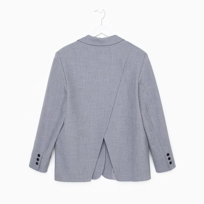 Пиджак женский с разрезом на спине MIST размер XS-S, цвет серый