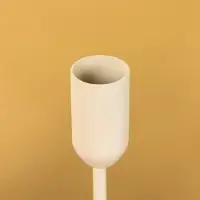 Подсвечник на 1 свечу текстурный "Фисташковый" 8х8х25,5 см