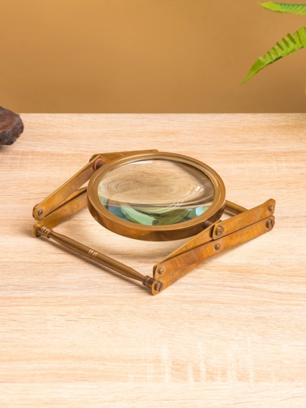 Лупа &laquo;Исследователь&raquo;, 13.5&times;14&times;3.5 см, алюминий