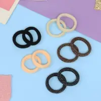 Резинка для волос "Махрушка спорт" (набор 10 шт)  полоски блеск нежность, 2,5 см