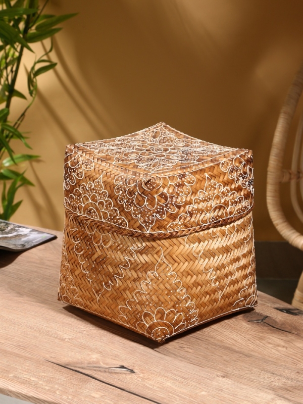 Корзинка плетеная "Морокко" 23х23х30 см