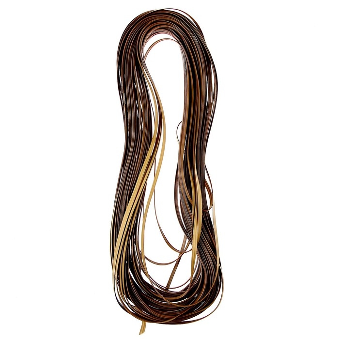 Ротанг для плетения искусственный, длина &mdash; 60 м, цвет охра