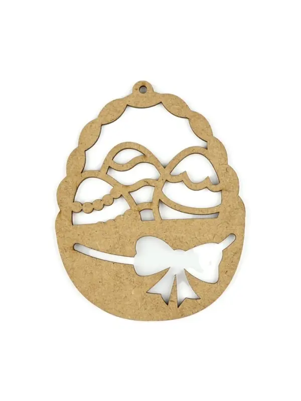 Подвеска деревянная на Пасху &laquo;Корзинка&raquo;, 8&times;10 см