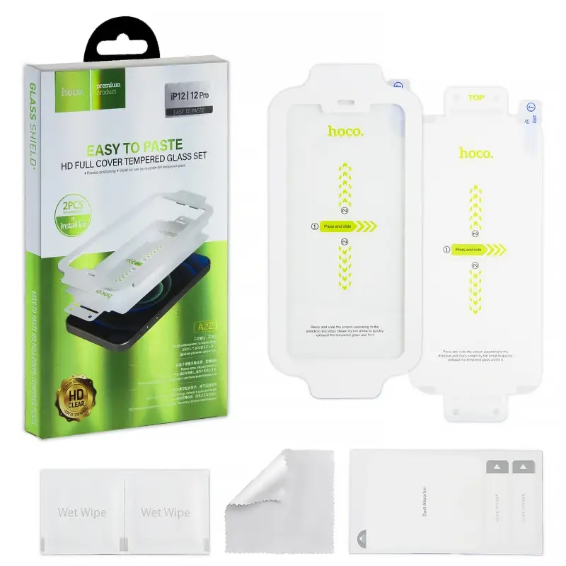 Защитное стекло IPH 12/12 Pro (6.1) 2.5D A22 HOCO (2шт)