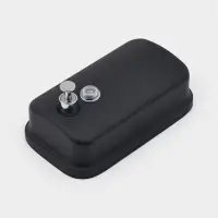 Диспенсер для жидкого мыла St&ouml;lz, механический, 800 мл, нержавеющая сталь, чёрный