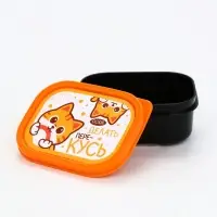 Ланч-бокс прямоугольный &laquo;ПереКУСЬ&raquo;, 150 мл