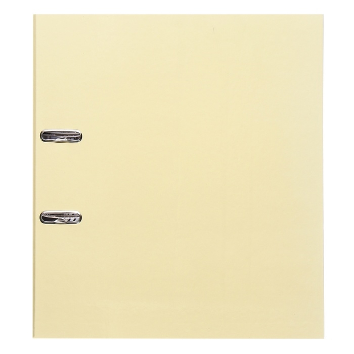 Папка-регистратор, Calligrata, А4, 75 мм, ламинированная, бежевая