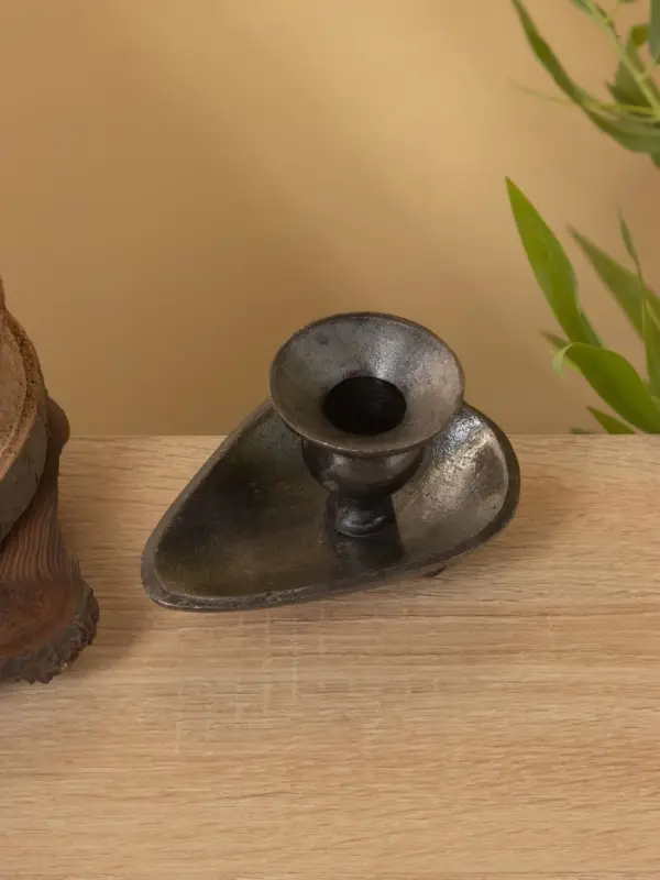 Подсвечник "Средневековье" алюминий 12х9х7,5 см