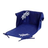 Сиденье для санок - матрас, универсальное, с кнопками, цвет синий