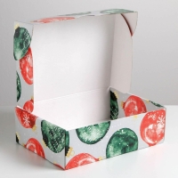 Коробка подарочная новогодняя складная &laquo;Уютного нового года&raquo;, 30,7 х 22 х 9,5 см, Новый год