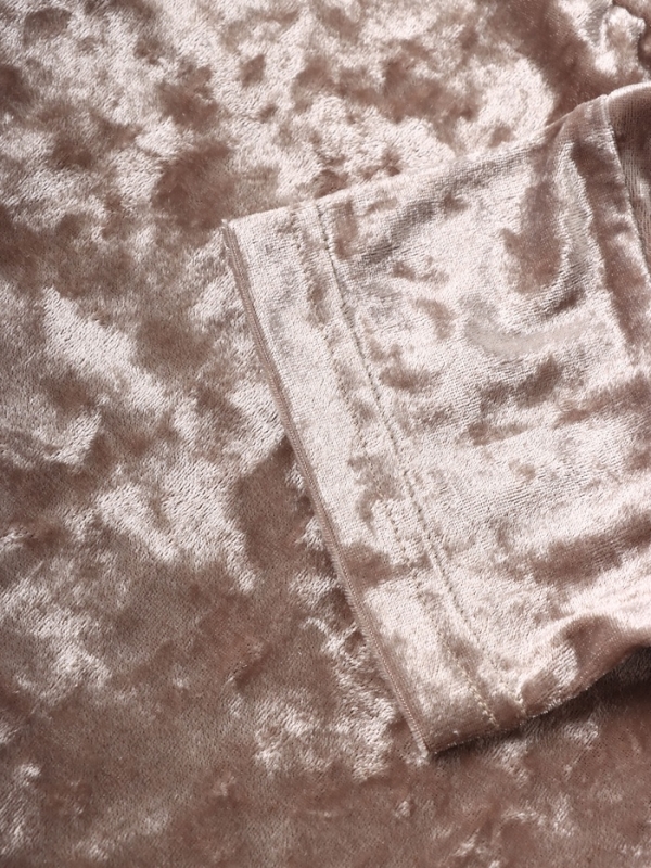 Костюм (шорты и футболка) Крошка Я "Бархат", р. 74-80 см, бежевый