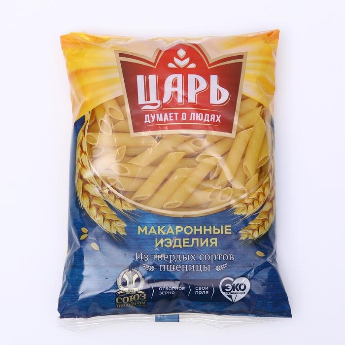 Макароны "Царь" перья рифленые 450 г