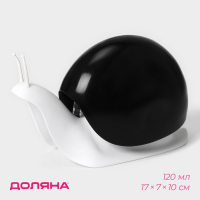 Дозатор для жидкого мыла Доляна &laquo;Улитка&raquo;, 120 мл, цвет МИКС