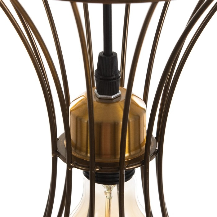 Светильник BayerLux "Анетта" Е27 40Вт золото 16х16х23-123см