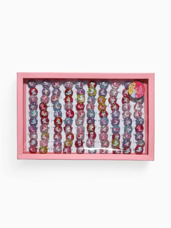 Кольцо детское Выбражулька &laquo;Блестящие единороги&raquo;, рисунок МИКС, МИКС