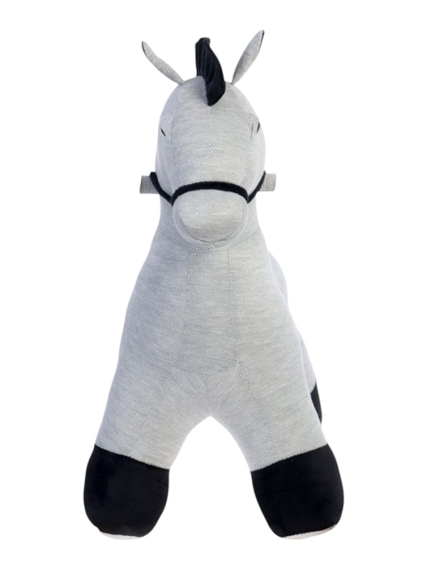 Качалка "Конь Восток", цвет светло-серый 990014