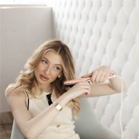 Расческа Luazon LR-01, электрическая, 35 Вт, дисплей, регулировка t, 220 В, розовая