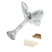 Крючок для штор CAPPIO KS037, цвет серебро, 2 шт