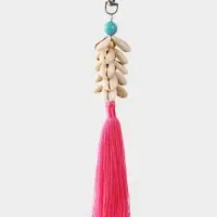 Брелок, 21 см, цв. розовый