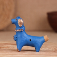 Абашевская игрушка "Собачка", 8х3х8 см, Ворожейкин В.А. Абашевская игрушка "Собачка", 8х3х8 см, Ворожейкин В.А.