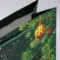 Пакет подарочный ламинированный, "Новый Год" , 26 х 12 х 32 см