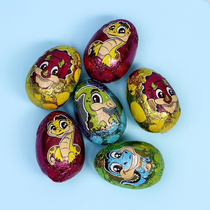 Яйца шоколадные Яйца шоколадные "Динозавр", 75 г
