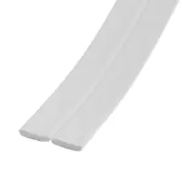 Уплотнитель резиновый ТУНДРА, профиль I, размер 9х2 мм, белый, в упаковке 10 м