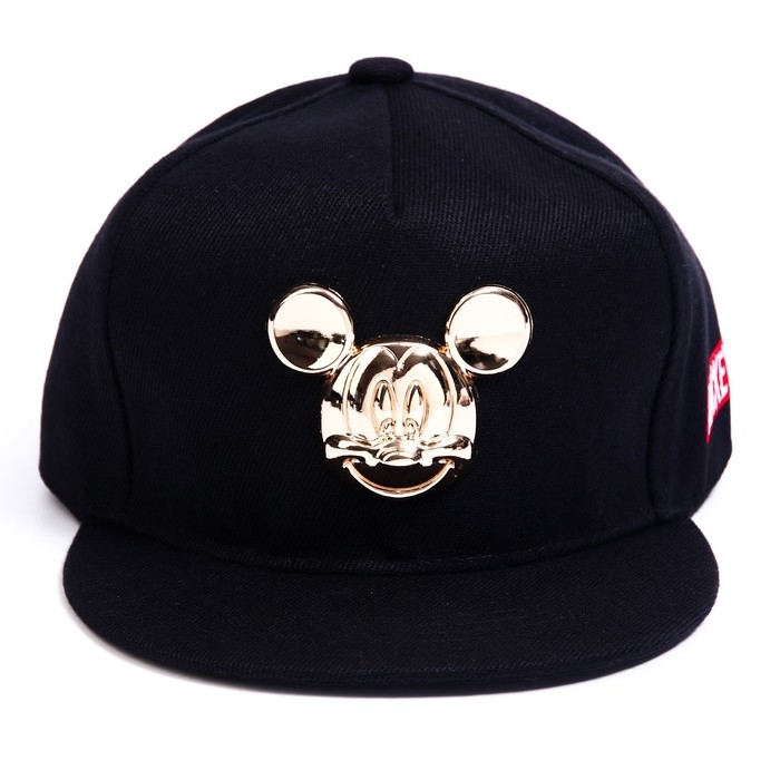 Кепка детская, черная, размер 52-56, &laquo;Микки Маус&raquo;