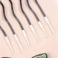 Свечи для торта витые &laquo;Серпантин&raquo; 6 шт., коктейльные, мокрый асфальт