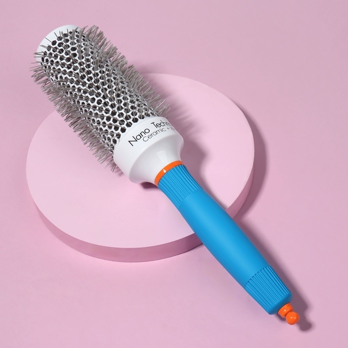 Брашинг, вентилируемый, прорезиненная ручка, d = 4,5/6 &times; 27 см, разноцветный