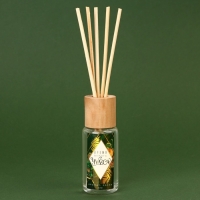 Свечи в стакане с аромадиффузором новогодние &laquo;Волшебного Нового года&raquo;, набор, свечи 2 шт., аромадиффузор 1 шт., аромат белая ель