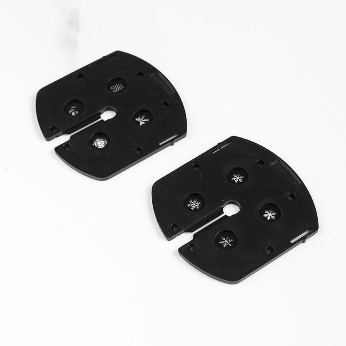 Световой прибор &laquo;Снежинки и игрушки&raquo;, 2 картриджа, свечение мульти, 220 В