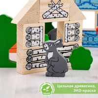 Конструктор &laquo;Сказки. Зайкина избушка&raquo;, 24 элемента
