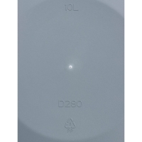 Кашпо для цветов со вставкой Tarragon, 10 л, d=28 см, h=26,2 см, цвет серый